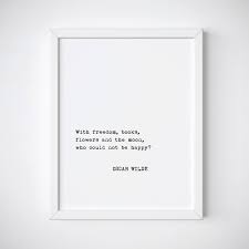 Oscar Wilde Quote Print Inspirational Quote Art Print Oscar Wilde Quote Poetry Wall Art Poem Quote Book Lover Gift Quote Wall Art Inspirational Quotes Quote Prints Wall Art Quotes