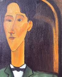 Reproduction of Jean Cocteau by Amedeo Modigliani