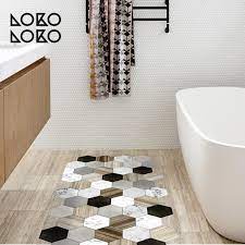 Azulejos Hexagonales De Ceramica Y Madera