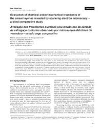 PDF) Evaluation of chemical and/or mechanical treatments of the smear layer  as revealed by scanning electron microscopy-a blind comparative study