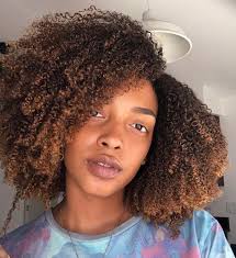 Pin By Pfn On Pretty Women Natural Hair Styles Curly Hair Styles Dyed Natural Hair