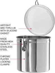 We did not find results for: Oggi Clamp Jumbo Canister Stainless Steel W Clear Acrylic Lid 50oz Spoons N Spice