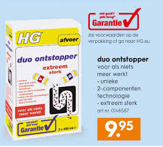 hg duo ontstopper aanbieding bij blokker