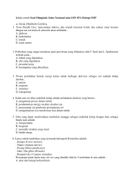Check spelling or type a new query. Contoh Soal Osn Ipa Smp