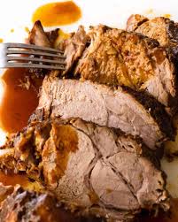 Place the standing rib roast with the bone side down and the fat side up on top of the vegetables. Slow Cooker Pork Loin Roast Recipetin Eats