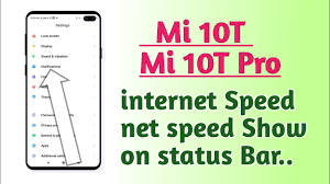 Indikator kecepatan internet kadang tidak muncul di tipe ausus tertentu, terutama yang androidnya sudah outdate. Xiaomi Mi 10t Mi 10t Pro Internet Speed Setting Net Speed Show On Status Bar Youtube