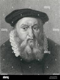 John Calvin (1509-64), French Theologian, Pastor and Reformer, Portrait  Stock Photo