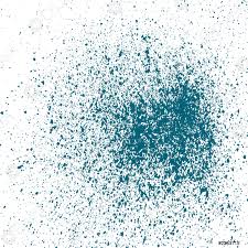 Blue Light Ink Paint Splatter On White Background Spray Paint Stock Vector Crushpixel