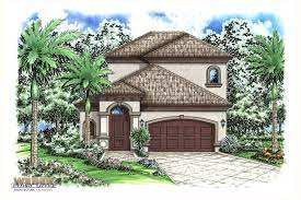 Lake house plans are designed for sloping lakefront property and have decks and many windows for views. Mediterranean House Plan Small Narrow Lot 2 Story Home Floor Plan