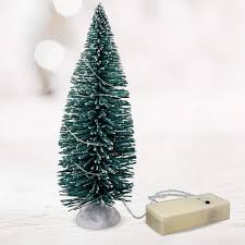 Join us in a pinterest inspired journey to create an amazing christmas present for my parents. Banberry Designs Christmas Village Accessories 9 Inch Tree With Led Slow Color Changing Lights Table Top Bottle Brush Trees Lighted Green Pine Branches And Needles Trees Seasonal Decor Fcteutonia05 De