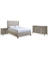 Furniture Samantha Bedroom Furniture 3 Piece Bedroom Set King Bed Dresser And Nightstand Created For Macy S Reviews Furniture Macy S King Bedroom Sets Furniture Bedroom Set