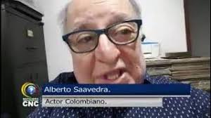 EL ACTOR ALBERTO SAAVEDRA EN EL NOTICIERO CNC