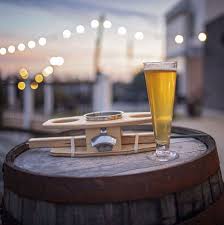 Outdoor Beer Table Collapsible Beer Table Beer Lover Etsy In 2020 Beer Table Beer Bottle Holder Gifts For Beer Lovers