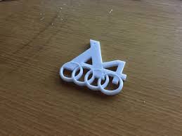 Whether you need a 3d effect logo, abstract logo or any other creative logo, the maker can generate 3d logo design ideas tailored for you. 3d Printed Audi A4 Logo By Alwexandru Pinshape