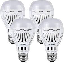 Upgrade 13w 100 Watt Equivalent Led Light Bulbs 5000k Daylight Super Bright 1600 Lumens Led Bulbs Non Dimmable A19 Led Light Bulbs E26 Medium Screw Base 4 Pack Sansi Amazon Com
