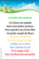 Comptine Jardin Couleurs Comptine Printemps Maternelle Comptines Comptine Jardin