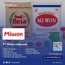 Pt asno horie indonesia plant 2 Lowongan Kerja Pt Miwon Indonesia Disnakerja Com