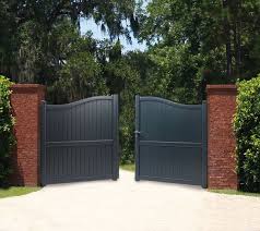 Portail Portillon Cloture Aluminium Obelo Portail Alu Porte Entree Bois Design De Cloture