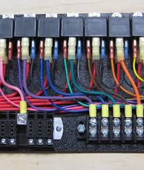 7 Relay Panel W Switched Panel Custom Van Interior Boat Wiring Classic Chevy Trucks