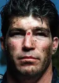 I only go back to 1970 watching rugby league, but I think this is easily  the meanest, toughest, most intimidating forward I ever saw pull boots on..  Les "Bundy" Davidson..