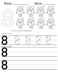 Color 8 circles coloring page. Number 8 Worksheets Printable Activity Shelter