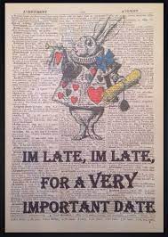 White Rabbit Alice In Wonderland Print Vintage Dictionary Page Picture Art Quote Ebay Alice In Wonderland Print Alice And Wonderland Quotes White Rabbit Alice In Wonderland