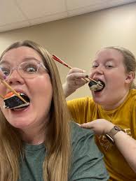 Sushi making event at church