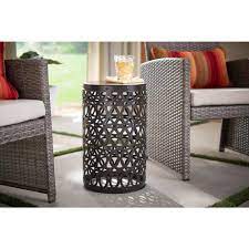 Maybe you would like to learn more about one of these? Hampton Bay 19 4 In Seville Bronze Metal Outdoor Patio Garden Stool Hd18107b The Home Depot