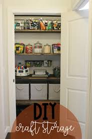 Closets tend to be the silent supporting players that help your household run smoothly. Ginger Snap Crafts Turn A Coat Closet Into Craft Storage Tutorial