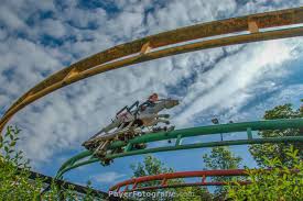 The big one,brace yourself for pleasure beach's biggest, fastest and scariest coaster.feel the adrenaline rush as you climb to a nail biting height of 235ft Steeplechase Blackpool Pleasure Beach Blackpool Lancashire England United Kingdom