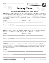 Compare Leaders To Find What Qualities Make Them Good Leaders In This Free Activity Fr Character Development Worksheet Character Worksheets Kindergarten Skills