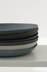 Plates Porcelain Gray Small 19 Cm Per Piece Grey Ceramics Ceramics Porcelain Plates
