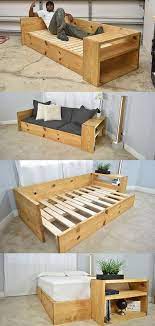 Diy Schlafsofa Verwandeln Sie Dieses Sofa In Ein Bett Sofa Woodworking Holzbearbeitung Holzprojekte Diy Mobel Zum Selbermachen