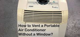 The unit sits on the floor. How To Vent A Portable Air Conditioner Without A Window
