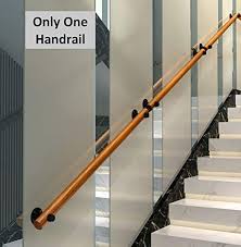 Stair handrails provide stability and support to the user and mostly to children and elders, as they are more. Non Slip Wood Handrails For Indoor Stairs Barrier Free Staircase Grab Bar For Elderly Anti Skid Pine Handrails Complete Kit Wall Mounted Home Garden Corridor Lofts Decking Railings 1ft Buy Online In Bahamas At
