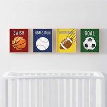 Whether you're building, remodeling or decorating, nichecanvas has you covered with our wide selection of canvas and framed art prints. Sports Baby Kids Wall Art You Ll Love In 2021 Wayfair