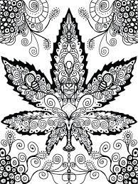 Pot leaf coloring pages for adults. Pin On Color By Numbers