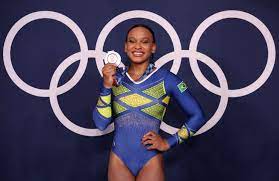 Maybe you would like to learn more about one of these? Rebeca Andrade 1st Brazilian To Medal In Women S Gymnastics Popsugar Fitness