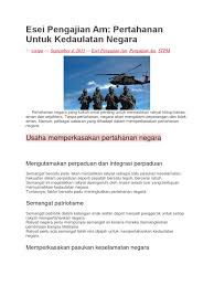 Teori pembinaan soalan esei pertama wawasan 2020.mengapakah perpaduan dianggap cabaran terpenting. Esei Pengajian Am Pertahanan Negara
