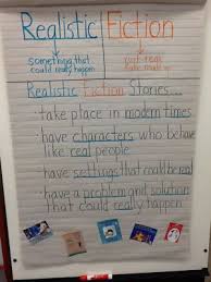 realistic fiction anchor chart from compassionate teacher