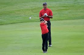 Just like with this scene from charlie a bit later, when he flashed some of his father's confidence by walking in a putt. Tiger Woods Saw Incredible Golf Shots His Son S The New York Times