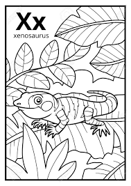 El objetivo de todas nuestras aplicaciones es promover el desarrollo integral infantil. Dibujo Para Colorear Para Ninos Alfabeto Incoloro Con Letra X Xenosaurio Ilustraciones Vectoriales Clip Art Vectorizado Libre De Derechos Image 81575350