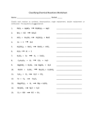 Solutions of barium chloride and sodium. 28 Types Of Chemical Reactions Worksheet Answers Free Worksheet Spreadsheet