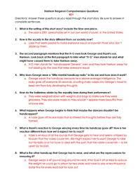 Harrison bergeron commonlit answer key. Harrison Bergeron Comprehension Questions Packet By Speech And Lit Emporium