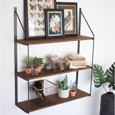 Maybe you would like to learn more about one of these? Wood And Metal Three Tiered Wall Shelf Antique Farmhouse