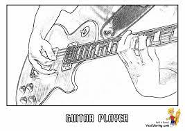 Jimmy page coloring page by amandadelongeviantart on. Gritty Guitar Coloring 22 Free Electric Guitar Instrument Coloring