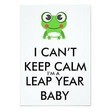 Leap Year Leap Day Baby Birthday Invitation Zazzle Com Baby Birthday Invitations Leap Year Babies Leap Year Birthday