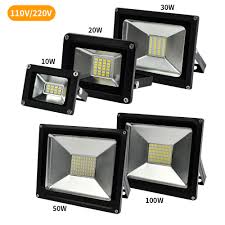 In the top tiers of many professional sports, it is a requirement for stadiums to have floo. Led Floodlight 50w 30w 20w 10w Ultra Thin Led Flood Light Spotlight Outdoor 220v Ip65 Outdoor Wall Lamp Flood Light Led Floodlights Aliexpress