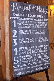 Dance Floor Rules Chalkboard Sign Dance Floor Wedding Dance Floor Rules Diy Wedding Dance Floor