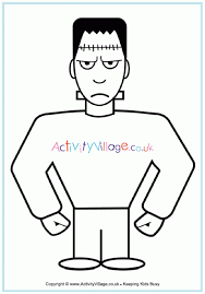 Get excited for october 31 with these cute halloween coloring pages for kids and toddlers. Frankenstein Colouring Page